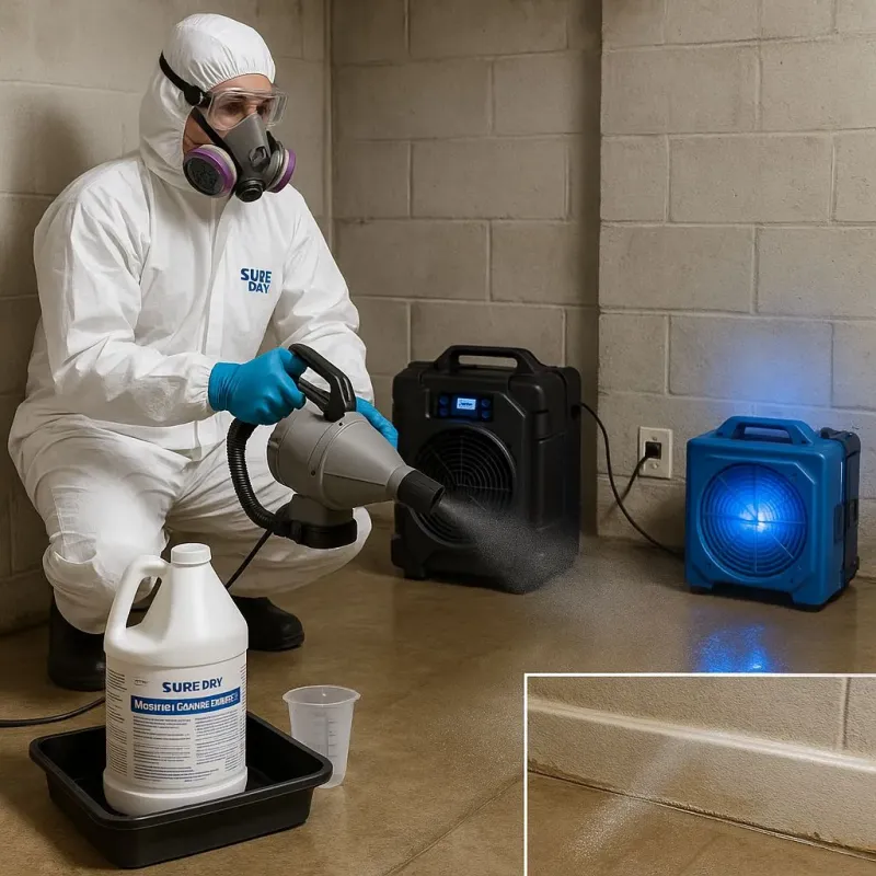 Sanitization and Odor Removal process in Palm Valley, TX